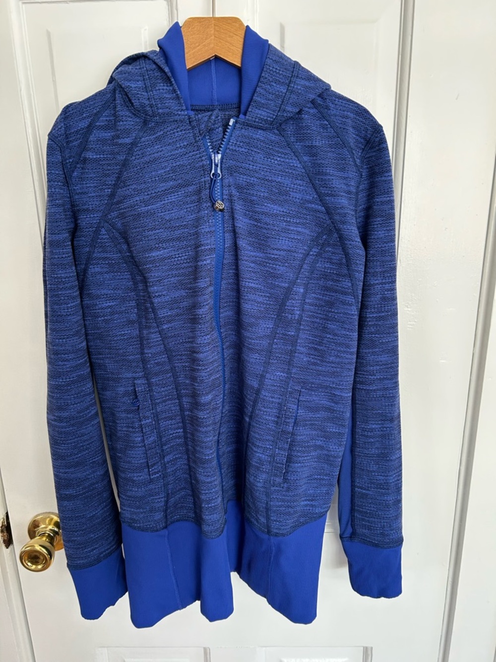 lululemon athletica Blue Zip Hoodie